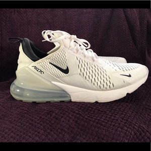 Nike Men’s Air Max 270 - White/Black 10